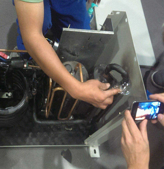 西盟维修空调制冷效果差